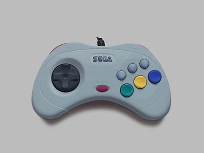 Sega Saturn Controller by Shawn Owen on Dribbble