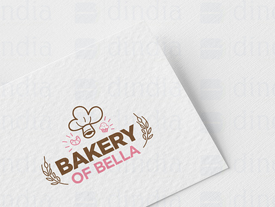 BAKERY OF BELLA LOGO design graphic design logo vector