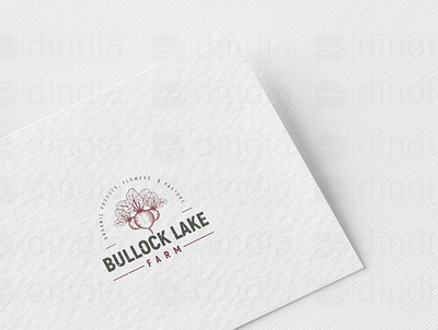 Bullock Lake Logo design graphic design logo vector