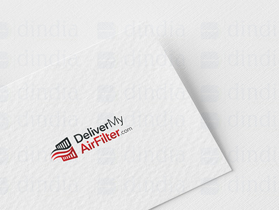 Delivemy Air Filter Logo design graphic design logo vector