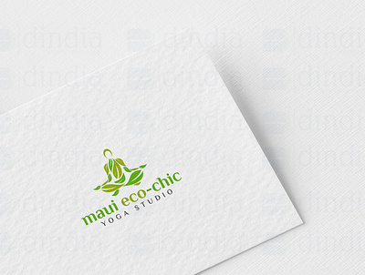 Maui Eco Chic design graphic design logo vector