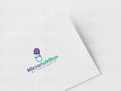 Micronutrition Logo design graphic design logo vector