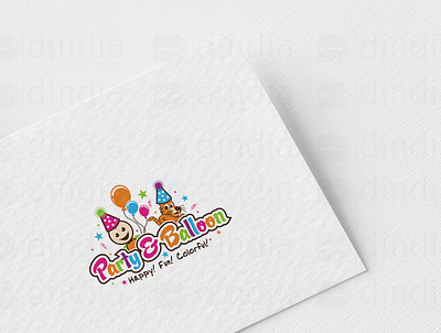 Party Balloon Logo design graphic design logo vector