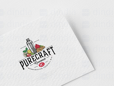 Purecraft Logo design graphic design logo vector