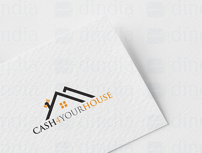 Cash4YourHouse Logo design graphic design logo vector