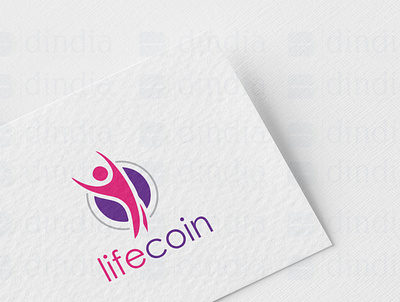 Life Coin Logo design graphic design logo vector