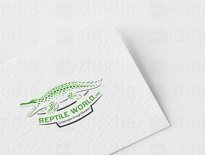 Reptile World, Inc Logo design graphic design logo vector