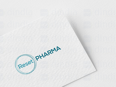 Reset and Pharma Logo design graphic design logo vector