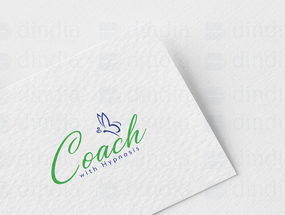 Coach with Hypnosis Logo design graphic design logo vector