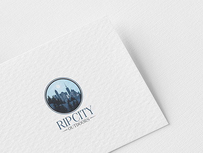 RIP City Outdoors Logo design graphic design logo vector