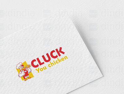 Cluck You Chicken logo design graphic design logo vector