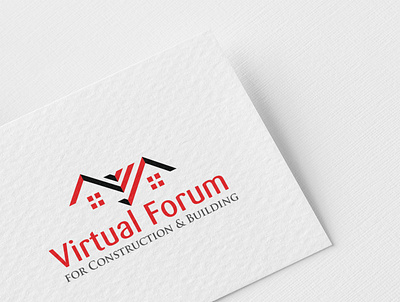 Virtual Forum Logo design graphic design logo vector