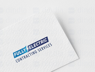 FULLY ELECTRIC LOGO design graphic design logo vector