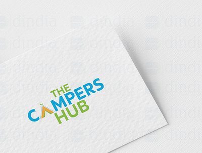 The Campers Hub Logo design graphic design icon logo vector