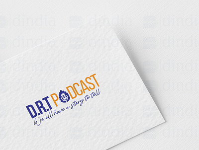 D.R.T Podcast Logo design graphic design icon logo vector