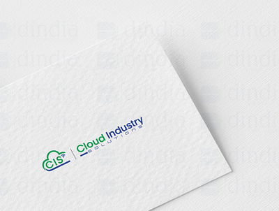 Cloud Industry Solutions Logo design graphic design icon logo vector