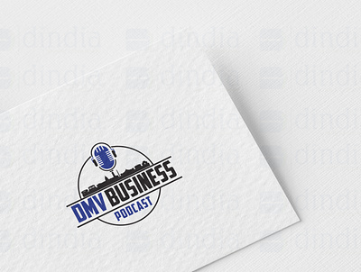 DMV Business Podcast Logo design graphic design icon logo vector