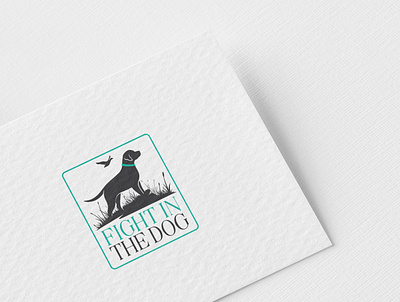 Fight in the dog Logo design graphic design icon logo vector