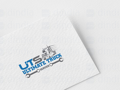 Ultimate Truck Service Logo design graphic design icon logo vector