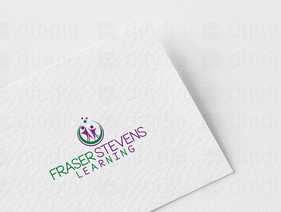 FRASER STEVENS LEARNING LOGO design graphic design icon logo vector