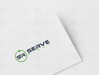 Serve Right Logo Design design graphic design icon logo vector