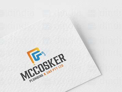 MCCOSKER PLUMBING & GAS PTY LTD LOGO DESIGN_1 design graphic design icon logo vector