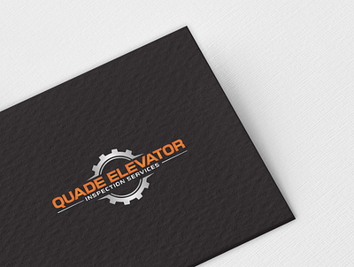 Quade Elevator Inspection Services Logo design graphic design icon logo vector