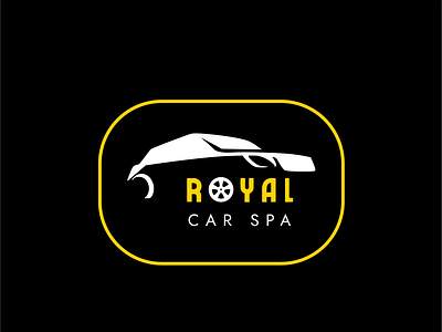 ROYAL CAR SPA - A CAR WASH COMPANY adobe illustrator brand brand identity branding car carlogo carspa carspalogo carwash design elegant graphic design logo royal royalcarspa royaldesign vector vector design