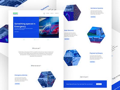 ecoo engineering landing page