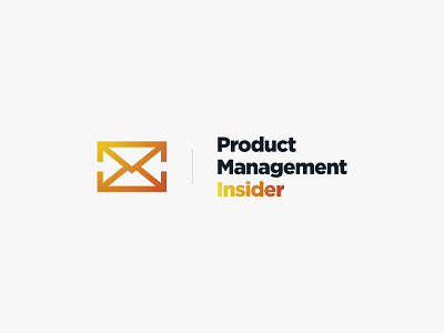 Product Management Insider - logo arrow branding direction envelope gradient inside insider management newsletter product project website