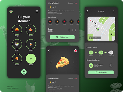 DailyUi 020 || Food Tracking App dailyui design graphic design ui ux