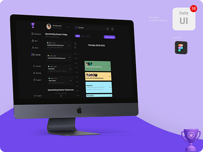 Web calendar || DailyUiChallange 38 038 calendar dailyui design designer designing graphic design ui ux webcalendar webdesign