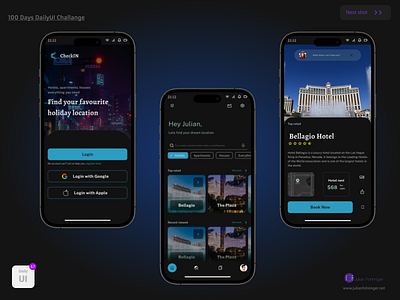 Daily UI 067 app challenge dailyui dailyuichallenge design designer hotelbooking ui ux