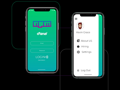 Cpanel Design - figma graphic design prototyping ui ux xd