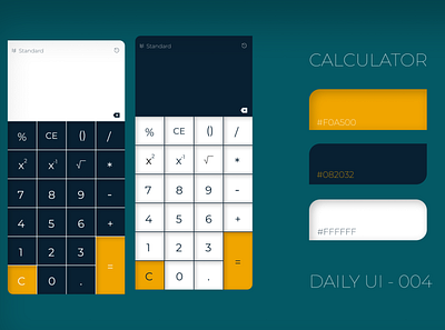 Calculator - UIDaily design figma graphic design ui ux vector xd