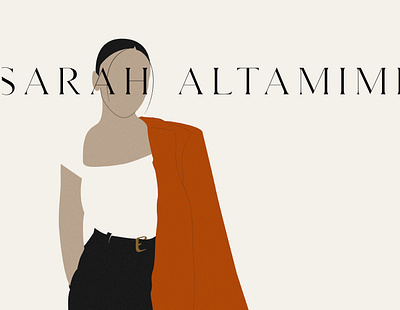 Sarah Altamimi | @designedbysalt brand identity branding designedbysalt graphic designer illustration logo orange county print art salt