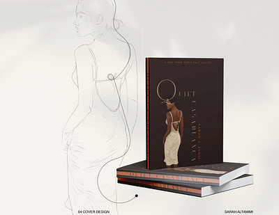 Book Cover Design - Quiet Casablanca art book cover brown cover design female illustration poc procreate woman