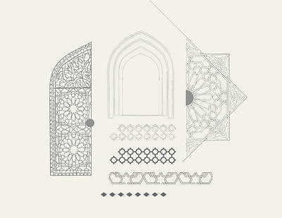 Ideation Sketches - Mosque doors