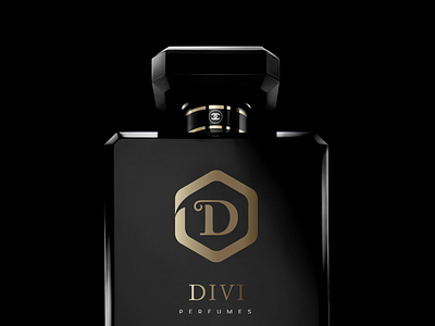 Divi logo branding illustrator logo minimal perfume photoshop rose