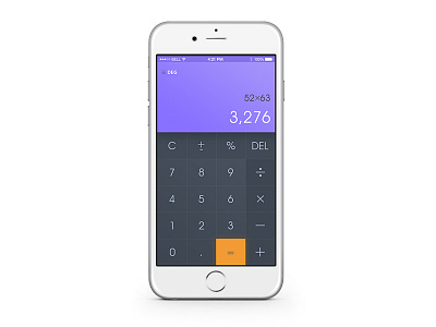 Calculator Daily UI #004 calculator card daily design material mobile ui web