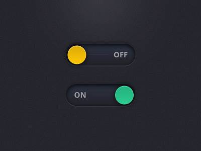 On/Off Switch - Daily UI #015 dailyui flat gradient ios off on shadow skeuomorphism switch ui