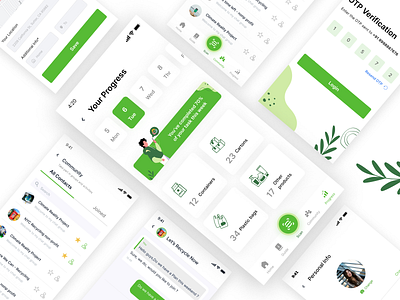 Green app for the environment android app app design art barber app branding following ios app marketplace app mobile apaplication designer mobile app mobile app designs new noteworthy plastic recycle app popular popular app designs top designer website