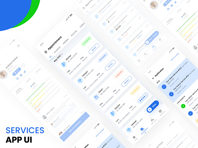 Appointment Screen android app app design app designs appointment screen barber app dating app design doctors app ios app logo marketplace app mobile app mobile app designs new noteworthy ui website website design