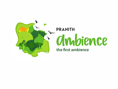 Nature is always the First Ambience branding creat design icon illustration logo vector