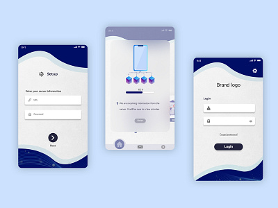 View report Mobile APP android app branding chart design filed footer graphic design header icon input ios loading login logo mobile app navigation bar report ui ux