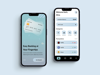 Mobile Banking App Concept by Marwa Saad on Dribbble