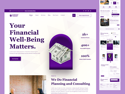 Financial Consultancy Landing Page V1