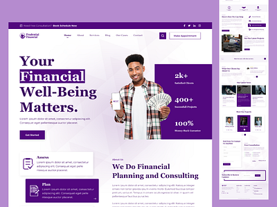 Financial Consultancy Landing Page V2