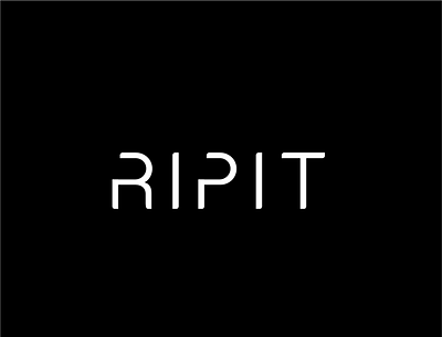 Ripit Clothing Brand Logo branding clean design clothing brand clothing logo design illustration logo minimal design