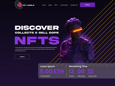 NFT Collection Website Design
